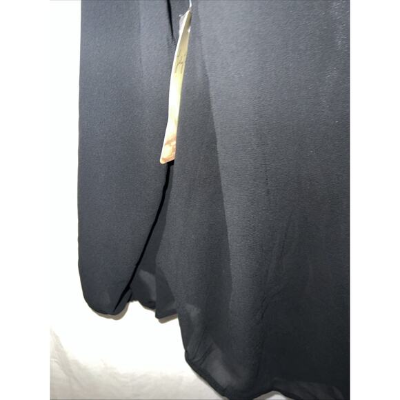 Lily White Semi Sheer Black Lined Blouse Top Women’s Small NWT - Picture 10 of 13